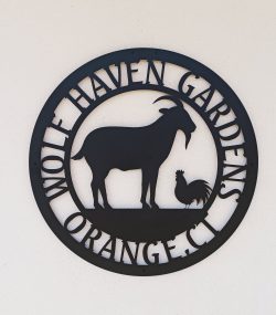 Chicken And Goat Farm Signs Goat Farm Sign Goat Farm Hen House Sign Chicken Farm Farm Metal Sign Metal Sign Farm Last